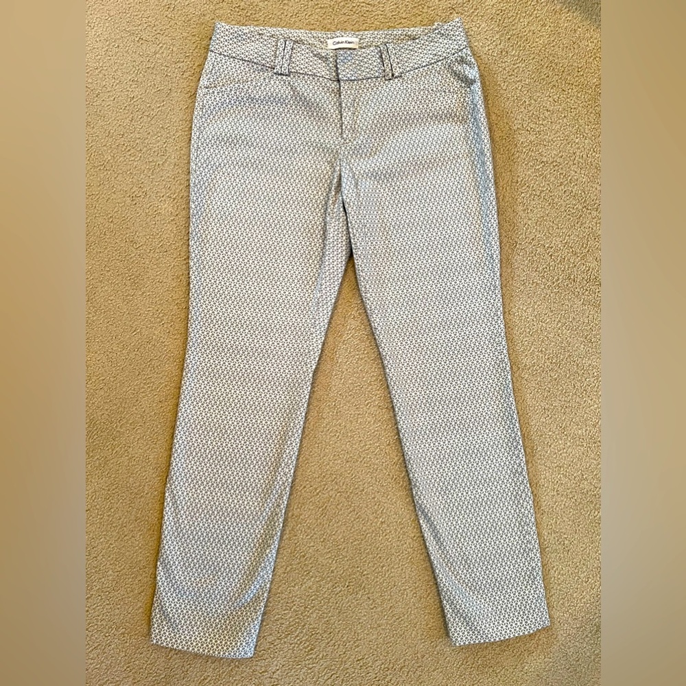 Calvin Klein light grey pants, size 4.
